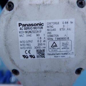 Panasonic / Ac Servo Motor / Mqmz022A1F60Days Warranty