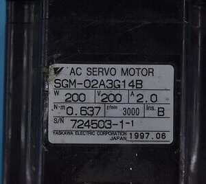 YASKAWA SGM-02A3G14B ac servo motor SGM02A3G14B 60days warranty