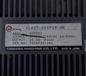 TOSHIBA VLAST-050P3R-AX servo amplifier VLAST050P3RAX 60days warranty
