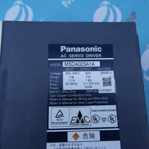 PANASONIC MSDA023A1A ac servo driver MSDA023A1A 60days warranty