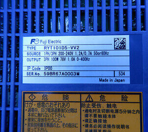 FUJI ELECTRIC RYT401D5-VV2 ac servo amp RYT401D5VV2 60days warranty