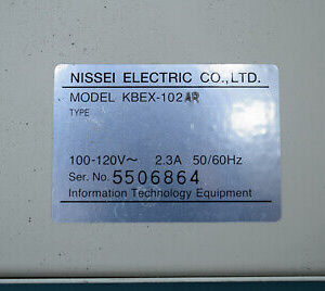 NISSEI KBEX-102AR KBEX102AR (No cable) 60days warranty