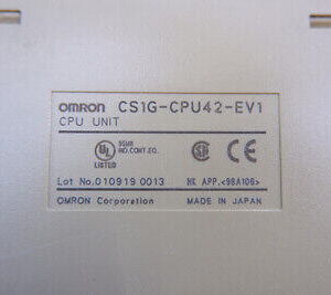OMRON CS1G-CPU42-EV1 plc CS1GCPU42EV1 60days warranty