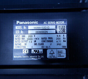 PANASONIC MSMA152D1D MSMA152D1D 60days warranty