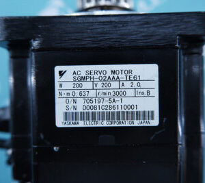 YASKAWA SGMPH-02AAA-TE61 (CABLE BROKEN) servo motor SGMPH02AAATE61