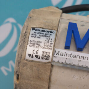 PANASONIC MSMA082A1F ac servo motor 0.75kw MSMA082A1F 60days warranty