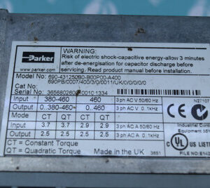 PARKER 690-431250B0-B00P00-A400 inverter 690431250B0B00P00A400 60days warranty