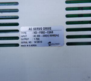 HUMONIC HD-FS02-C2AB ac servo HDFS02C2AB 60days warranty