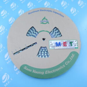 [NEW]SAMYOUNG DD300604267403000500(500EA) 2.2uf 400v chip aluminum capacitors DD