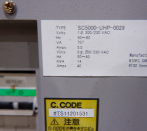 NIDEC SANKYO SC5000-UHP-0029 robot controller SC5000UHP0029 60days warranty