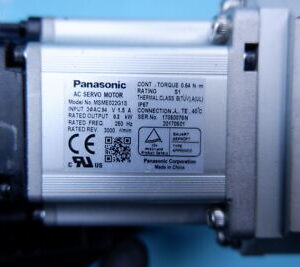 PANASONIC MSME022G1S ac servo motor MSME022G1S 60days warranty