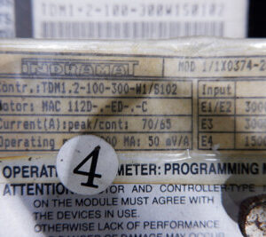 INDRAMAT TDM 1.2-100-300-M1/S102 TDM 12100300M1S102 60days warranty