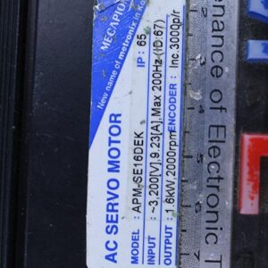 MECAPION APM-SE16DEK servo motor APMSE16DEK 60days warranty